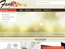 Tablet Screenshot of fanel.co.za